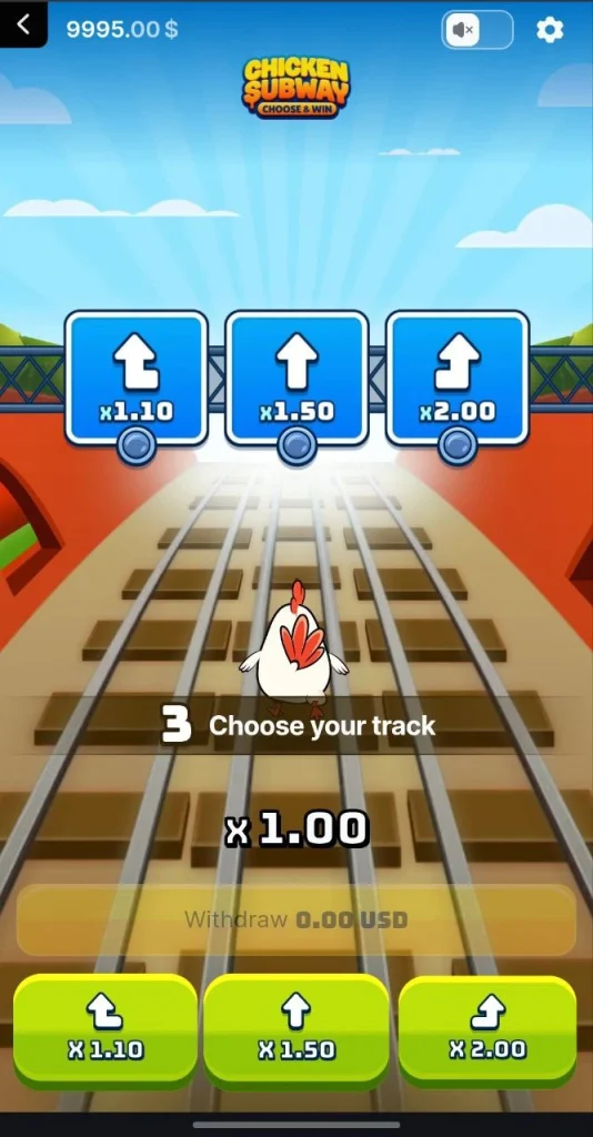 Chicken subway mobile play.